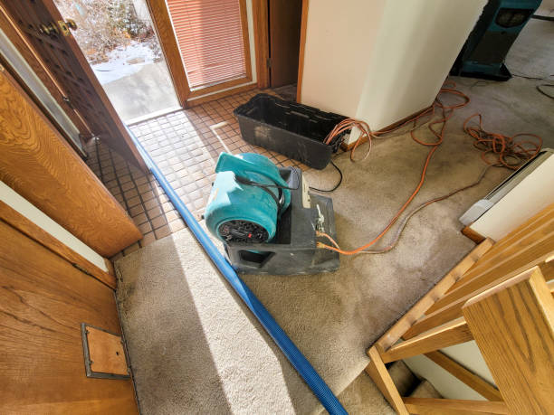 Water damage restoration process in Beaver Dam, WI